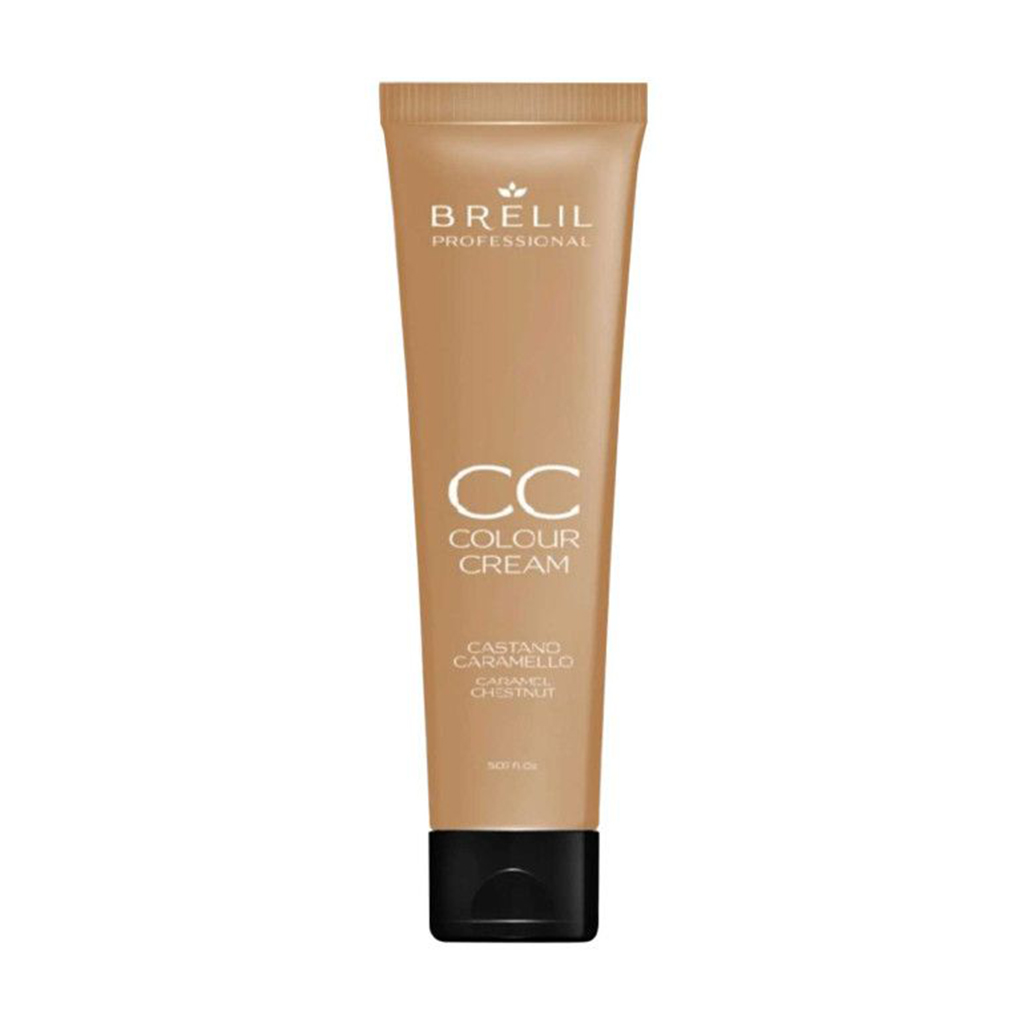 Колірувальний CC-крем для волосся Brelil Professional CC Color Cream, Caramel Chestnut, 150 мл